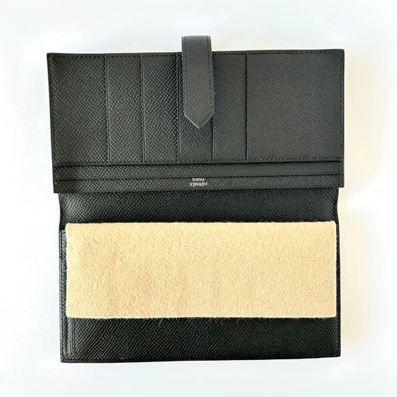 Hearmes Bearn Soufflet Veau Epsom Noir - Picture 4 of 7